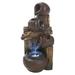 Design Toscano Casa Chianti Cascading Urns Illuminated Garden Fountain