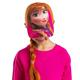 Disney Costumes | Disney | Frozen Anna Girls Baseball Cap W/ Red Hair | One Size | Color: Orange/Pink | Size: Osg