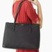 Kate Spade Bags | Kate Spade New York Shimmy Glitter Tote Shoulder Bag Black Large Handbag | Color: Black | Size: Os