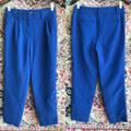 J. Crew Pants & Jumpsuits | J Crew Trousers Drapey Pant Pleated Slack Pants | Color: Blue | Size: 00