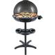 Steba VG 325 Elektro BBQ-Grill | XXL Grillplatte 48 cm Durchmesser | Deckel mit Scharnier | stufenlose Temperaturregelung | Low-Fat: Bratflüssigkeit läuft in eine Auffangschale ab | 2000 W