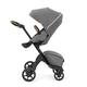 Stokke Xplory X, Modern Grey - Luxury Pushchair - Adjustable for Both Baby & Parents’ Comfort - Padding, Harness & Reflective Zip for Added Safety - Folds in One Step