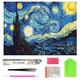 Full Drill 5D Diamond Painting 20X16 inch, OWAY Paint by Number Kits Starry Night Diamond Painting Kits for Home Wall Decor