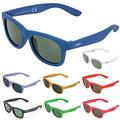 ITOOTI Classic Medium Kinder Sonnenbrille für Jungen und Mädchen ab 3 Jahren, Blau, Flexibler Gummirahmen, Leicht, 100% UV400 Schutz, inkl. Etui und Polycarbonat-Gläser