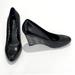 Nine West Shoes | New Nine West Wedge Pumps | Color: Black/White | Size: 7