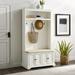 Holbrook Hall Tree Distressed White/Oatmeal - Crosley CF6039-WH