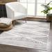 Tigris TGS-2327 3'11" x 5'7" Transitional,Farmhouse Ivory/Gray/Light Gray/Antrasit/Gray Area Rug - Hauteloom