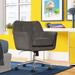 Serta Ashland Modern Office Chair, Serta Quality Memory Foam Cushion, Chrome-Finished Base