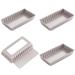 CHEFMADE 2x4 Inch Mini Rectangle Tart Pan Set 4Pcs Carbon Steel in Black/Gray/Yellow | 4.6 H x 2.5 W in | Wayfair WK9037-4