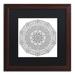 Trademark Fine Art 'Crushing Mandala' Framed Graphic Art on Canvas Canvas, Wood | 18.75 H x 18.75 W x 0.75 D in | Wayfair ALI3360-W1616BMF