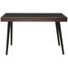 Nuevo Matteo Writing Desk Wood in Black/Brown | 29.25 H x 49.25 W x 25.25 D in | Wayfair HGEM498