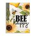 Stupell Industries Bee Happy Sunflower Insect Canvas in Yellow | 15 H x 10 W x 0.5 D in | Wayfair ak-666_wd_10x15