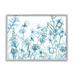 Stupell Industries Blue Lilac Wildflower Meadow Monochromatic Floral Bloom Oversized White Framed Giclee Texturized Art By Dog Portfolio | Wayfair