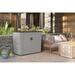 Suncast 130 Gallon Water Resistant Deck Box in Dove Gray Resin | 38 H x 49.75 W x 23.5 D in | Wayfair BMEO1000