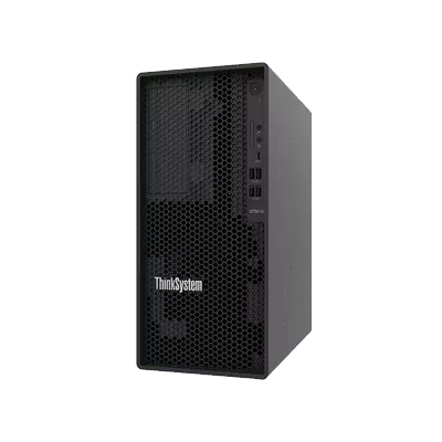 Lenovo ThinkSystem ST50 V2 - The latest Intel Xeon E Processor - 2x 3.5-inch HDD bays, 1x 2.5" HDD bay, 1x NVMe M.2 SSD Module, 1x Slim ODD bayTB SSD