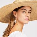 Free People Accessories | Free People Ultra Wide Spencer 26" Straw Hat | Color: Cream | Size: 26"