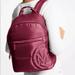 Michael Kors Bags | Michael Kors Rae Medium Quilted Nylon Burgundy Backpack 35f1u5rb2c Nwt $368 Fs | Color: Purple | Size: Os