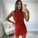 Zara Dresses | New Zara Cut Out Mini Red Dress Small Medium 8906/522 Nwt | Color: Red | Size: Various