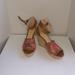 Jessica Simpson Shoes | Jessica Simpson Size 10 Wedge | Color: Orange/Tan | Size: 10