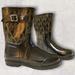 Michael Kors Shoes | Little Girls Black Logo Daisy Rain Boots | Color: Black/Brown | Size: 3g