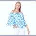 Lilly Pulitzer Tops | Beautiful Lilly Pulitzer Top Alva Top | Color: Blue/White | Size: Xs