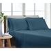 Heritage Solid Sheet Set by Cannon in Dark Blue (Size SPLT KING)