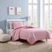 Eddie Bauer Kids Garden Light Pink Microfiber Reversible Quilt | Twin Quilt + 1 Standard Sham | Wayfair USHSA91216110