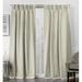 Amalgamated Textiles Kochi Light Filtering Linen Blend Grommet Top Curtain Panel Pair Polyester in White | 96 H x 30 W in | Wayfair