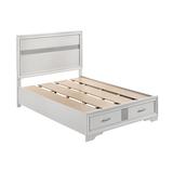 Abel Platform Bed by House Of Mercury Row® Teen Wood in White | 50.25 H x 78.25 D in | Wayfair EC960C9268034963A869597E8B8B53E1