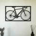 Williston Forge Metal Bicycle Wall Art Metal in Black | 18 H x 28 W x 1 D in | Wayfair 2E6FDEC14EB641CC9E64D8A81CB6138A