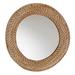 Bayou Breeze Havsa Round Framed Wall Mounted Accent Mirror in Brown | 22 H x 22 W x 0.5 D in | Wayfair 9D5CB3AE1E504E8DA016560C71056D2C