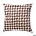 Cassius Houndstooth 20-inch Feather and Down Filled Throw Pillows (Set of 2)