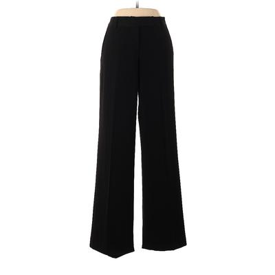 DKNY Casual Pants - High Rise Wide Leg Trouser: Black Bottoms - Women's Size 6