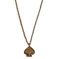 Kate Spade Jewelry | Kate Spade Signature Spade Pearlescent Spade Pendant Necklace Rose-Gold | Color: Gold/White | Size: Os