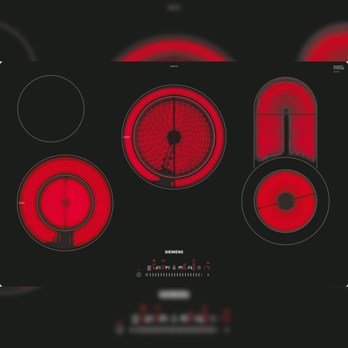 Siemens iQ300 ET801FCP1D, Elektrokochfeld, 80 cm, Schwarz Image