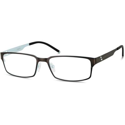 Zenni Men's Rectangle Glasses Copper Titanium Full Rim Frame
