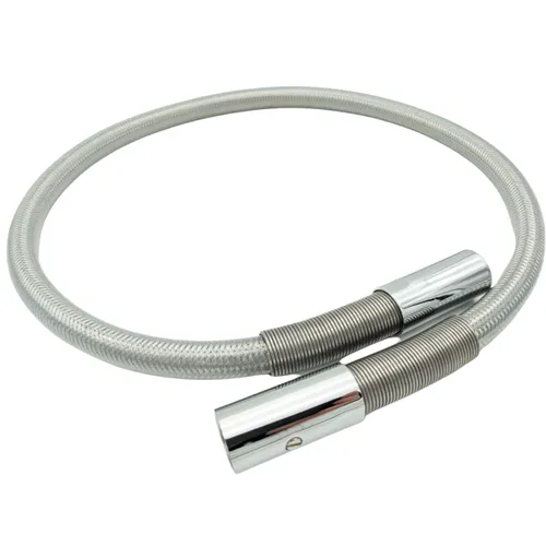 „BE-GASTRO I Profi Gastroschlauch Brauseschlauch 120cm inkl. Spezial-Knickschutz | 1/2″“ AG | Ersatzschlauch für Geschirrbrause/Gastrobrause 1200mm“