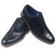 Mens Brogue Soft Lining Shoes Black & Brown Sizes UK 6 7 8 9 10 11 (9 UK, Black)