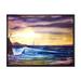 East Urban Home Water Sea Sky Sunset Beauty In Nature Waves - Nautical & Coastal Canvas Wall Art Print Metal | 30 H x 40 W x 1.5 D in | Wayfair