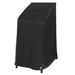 Modern Leisure Diamond Stackable/High Back Bar Chair Cover, 27"L x 27"W x 49"H in Black | 49 H x 27 W x 27 D in | Outdoor Cover | Wayfair 3086