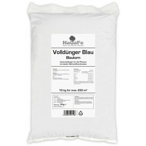 Volldünger Blau Blaukorn Universaldünger Rasendünger NPK Dünger 10 kg (1 x 10 kg) - Hagafe