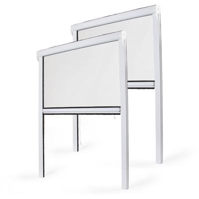 Avosdim - Angebot 2 Insektenschutzrollos pvc b 800 mm x h 1300 mm Image