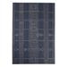 Furnish My Place Outdoor Collection Geometric Pattern Navy Area Rug