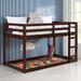 Contemporary and Sturdy Solid Pine Loft Bed with RF Front Ladder, NO Storage, NOT Convertible