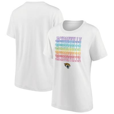 Jacksonville Jaguars Pride Graphic T-Shirt – Weiß – Damen Image