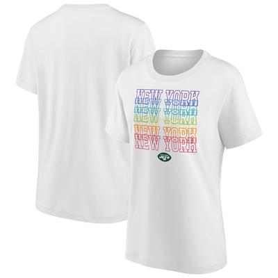 New York Jets Pride Graphic T-Shirt – Weiß – Damen Image