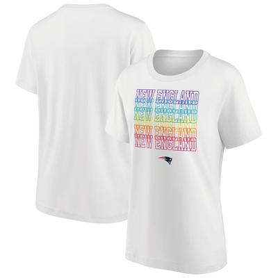 New England Patriots Pride Graphic T-Shirt – Weiß – Damen Image