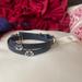 Tory Burch Jewelry | New Tory Burch Hex Thin Double Wrap Bracelet Blue/Sliver With Dust Bag | Color: Blue | Size: Os