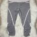 Lululemon Athletica Pants & Jumpsuits | Lululemon Athletica Capri Pants Size 4 | Color: Silver/White | Size: 4