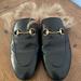 Gucci Shoes | Gucci Princetown Mules With Fur | Color: Black | Size: 7.5